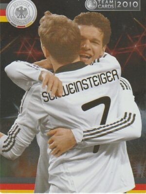 067.  Michael Ballack & Bastian Schweinsteiger Jubel-Cards