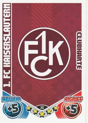 393.  Clubkarten (1.FC Kaiserslautern)