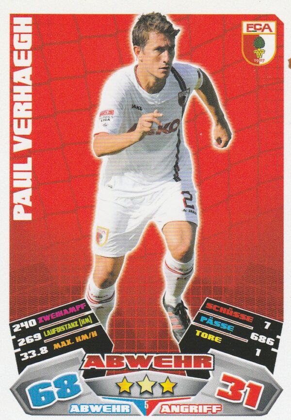 005.  Paul Verhaegh (FC Augsburg)