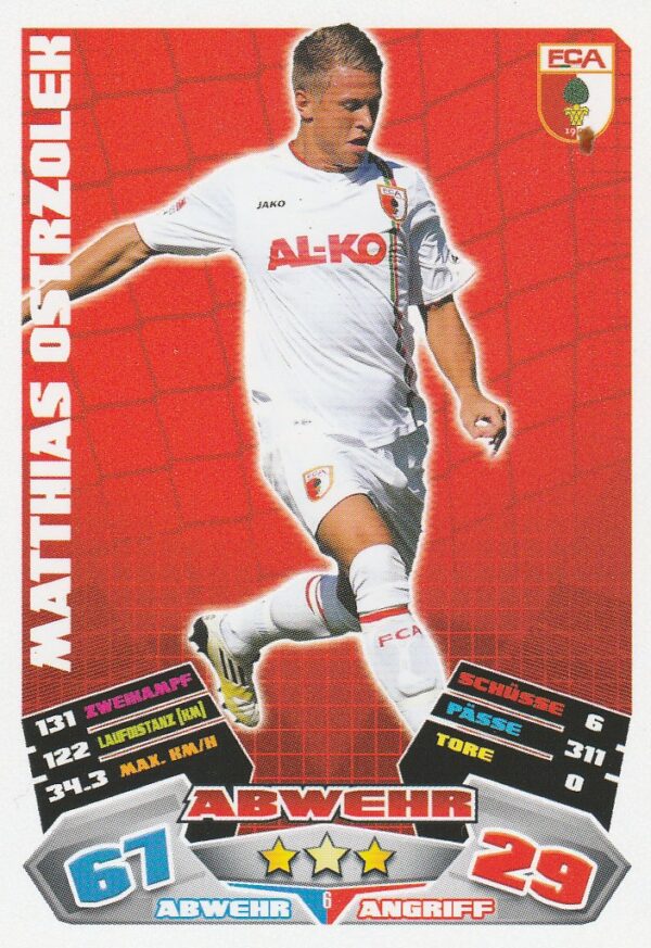 006.  Matthias Ostrzolek (FC Augsburg)