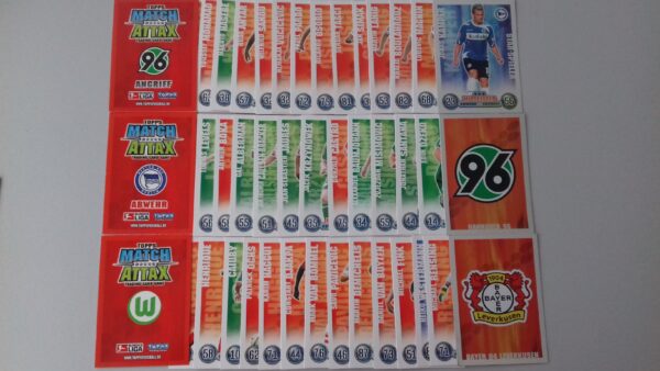 MATCH ATTAX Bundesliga 2008/2009 Trading Card 50 Basiskarten + Bonus