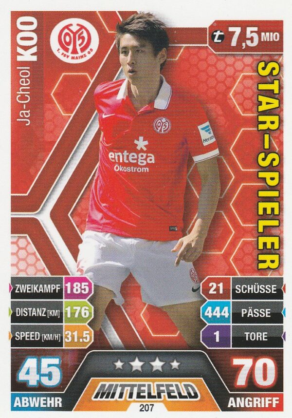 207. Ja-Cheol Koo (1.FSV Mainz 05) Star-Spieler
