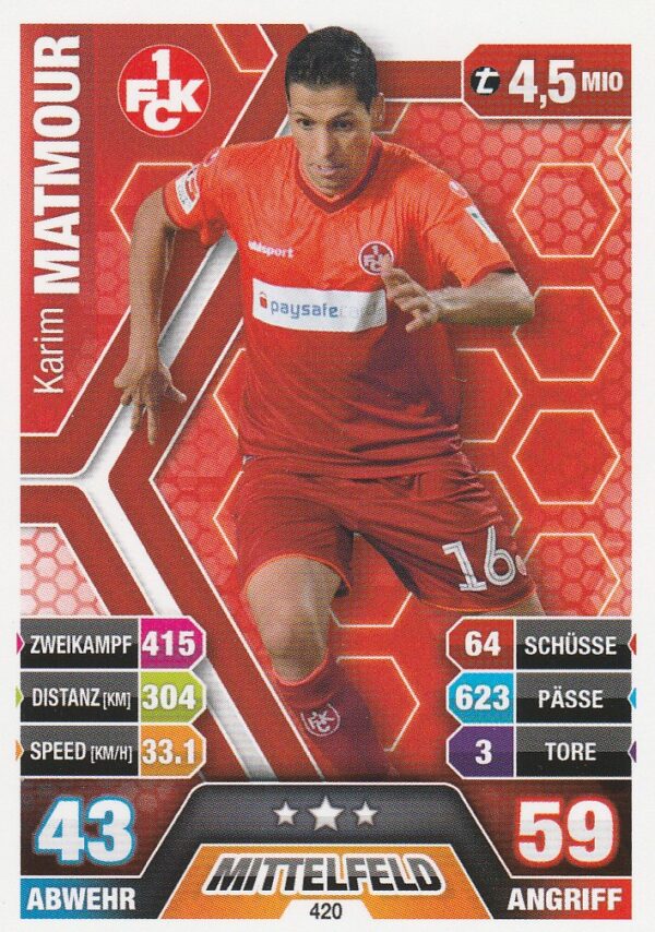 420. Karim Matmour (1.FC Kaiserslautern)