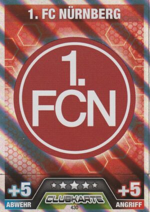 430. Clubkarte (1.FC Nürnberg) Clubkarte