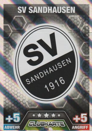 436. Clubkarte (SV Sandhausen) Clubkarte