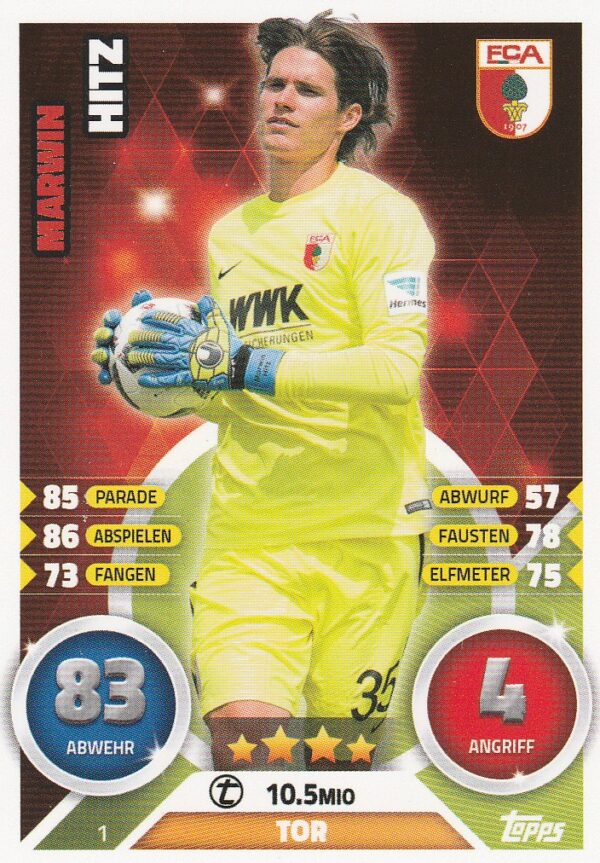 001. Marwin Hitz (FC Augsburg)