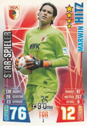 002. Marwin Hitz (FC Augsburg) Star-Spieler