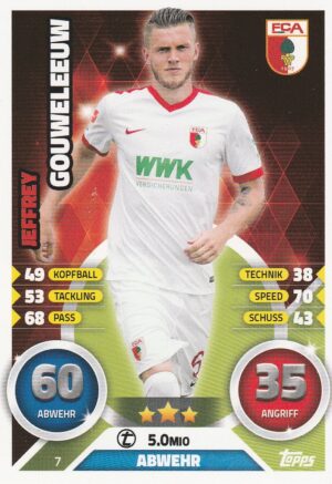 007. Jeffrey Gouweleeuw (FC Augsburg)