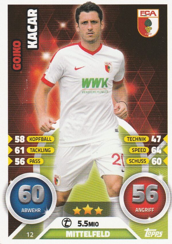 012. Gojko Kačar (FC Augsburg)