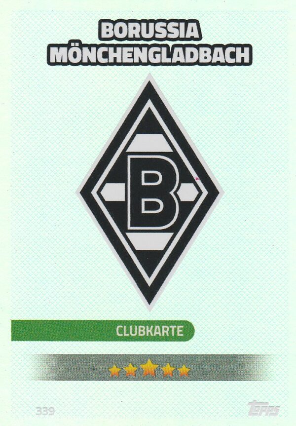 339. Clubkarte (Borussia Mönchengladbach)