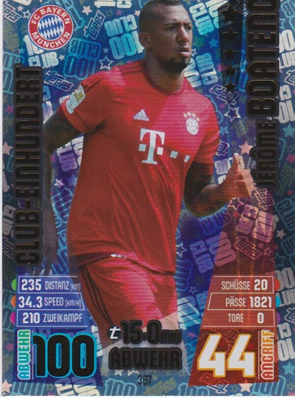 367. Jérôme Boateng (FC Bayern München) Club 100