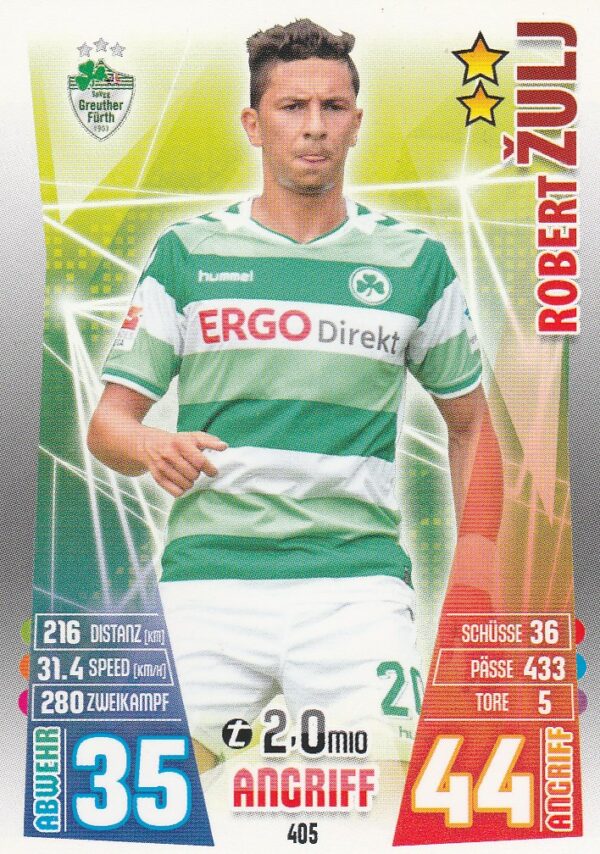405. Robert Žulj(SpVgg Greuther Fürth)