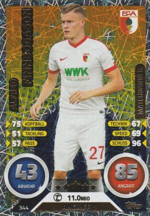 344. Alfreð Finnbogason (FC Augsburg) MW