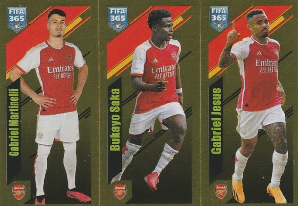 065. Martinelli-Saka-Jesus (Arsenal)-Foil