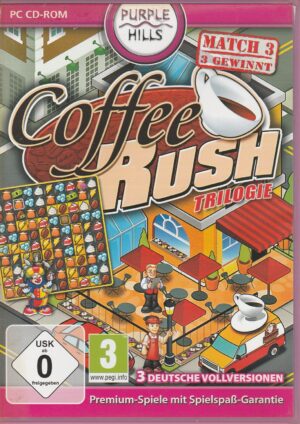Coffee Rush Trilogie CD ROM gebraucht