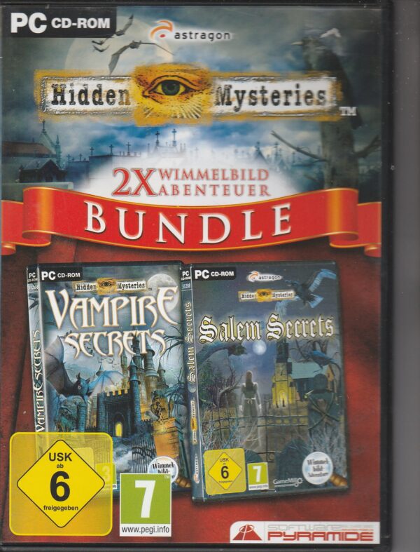 Vampire Secrets + Salem Secrets CD ROM gebraucht